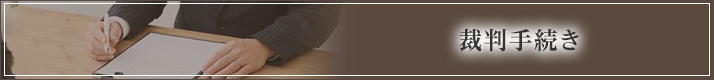 裁判手続き