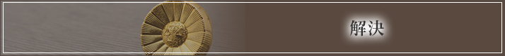 解決